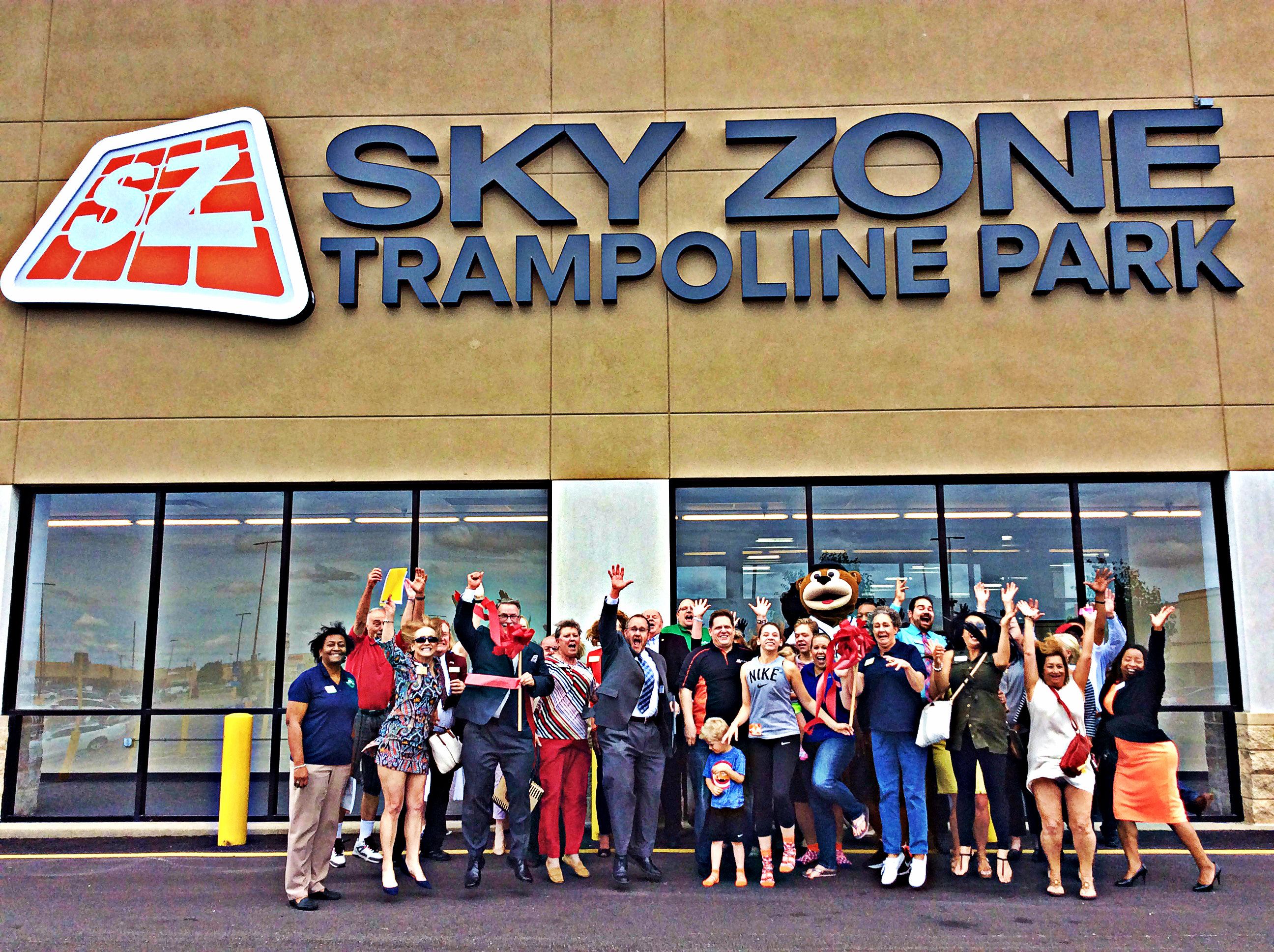 Sky Zone Ribbon Cutting - May 19, 2017