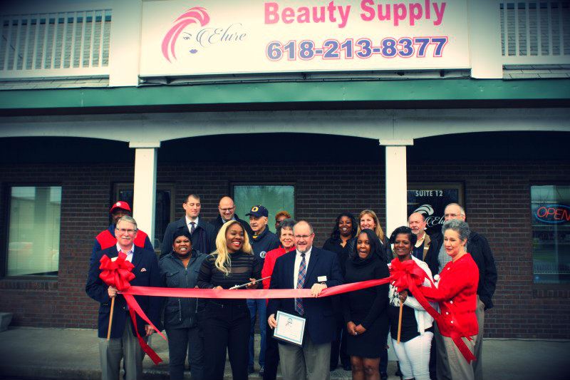 Elure Beauty Supply Ribbon Cutting